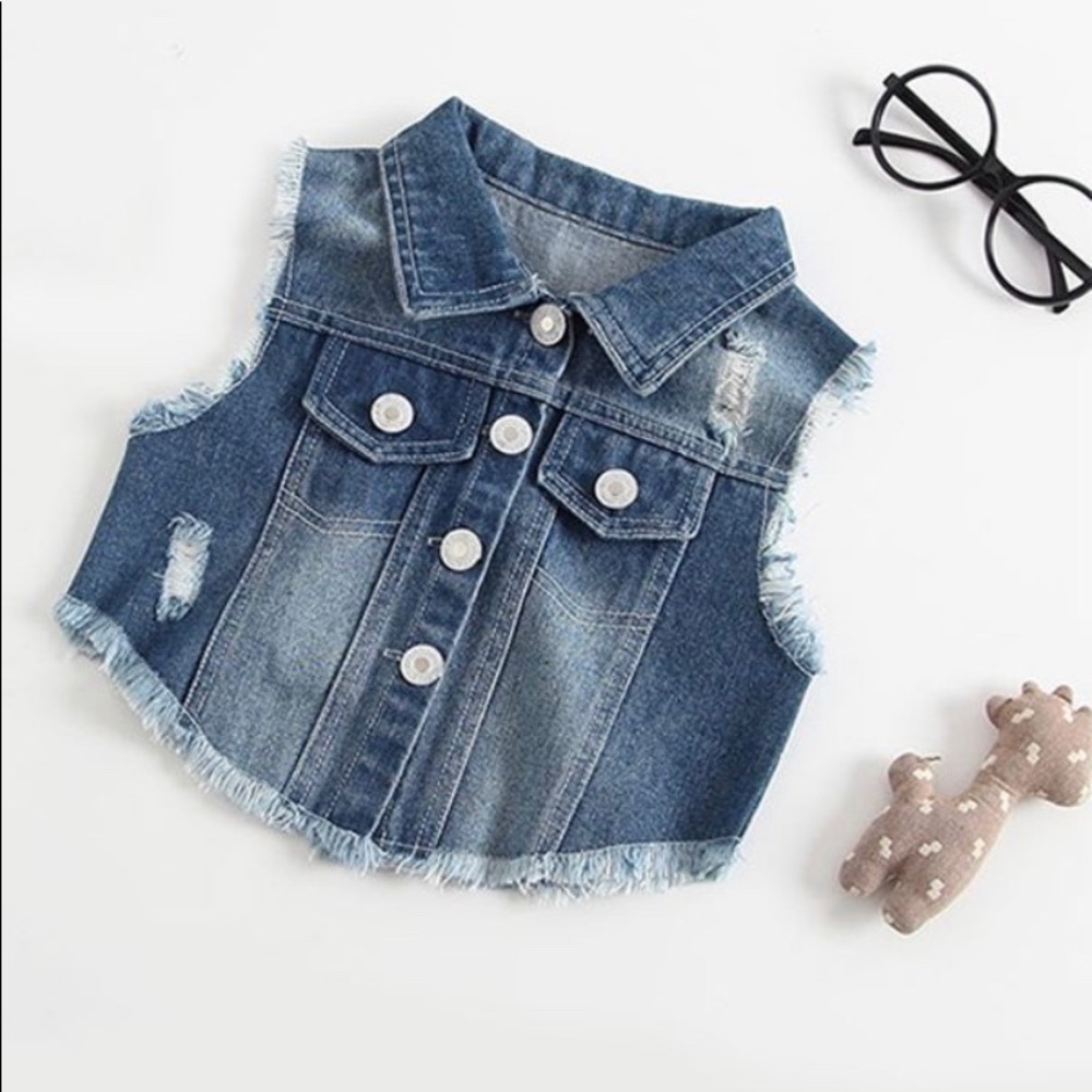 Little girls vest